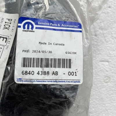 2019-2021 道奇 Ram 1500 拾音器右手乘客后黑色保险杠踏板套件原始设备制造商 — 第 1/4 张图片