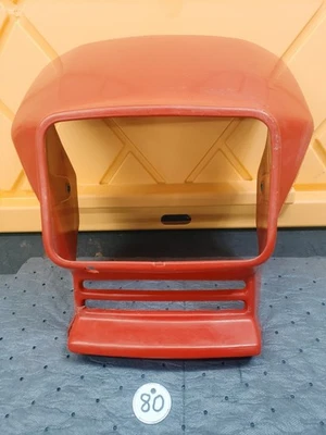 Honda XL250 1984, visera delantera matrícula Monza rojo R110 #61301-Kl4-670za Foto 1 de 4