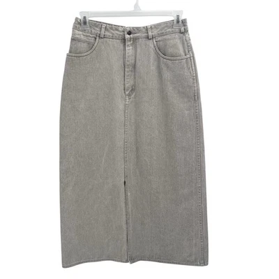 Maxi falda larga de mezclilla tostada vintage Banana Republic falda vaquera para mujer talla 14 Foto 1 de 4