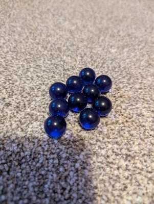 Ker-Plunk/Kerplunk 2009/2011 - Spare/Replacement - 10 Blue Marbles  - Image 1 of 2