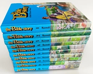 1975 The Bible Story Complete 10 Volume Set 1-10 Arthur S Maxwell 7 NEW SEALED - Picture 1 of 7