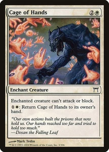 CAGE OF HANDS - Champions of Kamigawa – MTG Magic the Gathering Card - Common - Picture 1 of 5