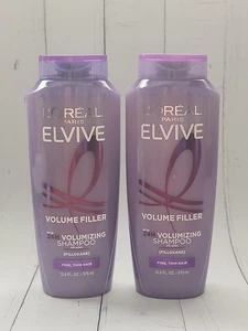 (Pack of 2) L'Oreal Paris Elvive 24HR Volumizing Shampoo, 12.6 fl oz - Picture 1 of 2