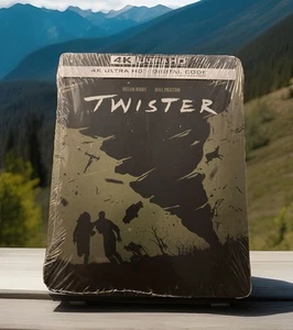NEW! TWISTER 1996 Limited Edition 4K UHD + Digital Code Steelbook - Picture 1 of 5