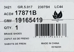 ACDelco 19165419 GM Toyota ENTREGA GRATUITA EL MISMO DÍA 2/A - Imagen 1 de 5