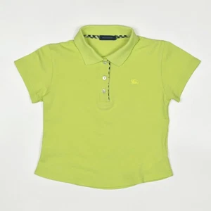 BURBERRY Kids Girls Polo T-Shirt Short Sleeve Cotton Pique 6 Years - Picture 1 of 7
