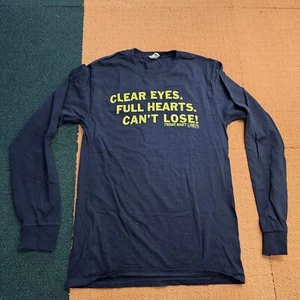 Friday Night Lights 2011 Clear Eyes Full Hearts T-Shirt NBC Mens Small LS w1a - Picture 1 of 9