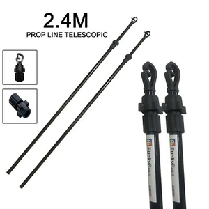 Heavy Duty Galvanized Tube Extendable Washing Line Prop Rust Resistant Adjustabl - Picture 1 of 16