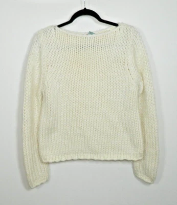 Suéter Marsh Landing Talla Mediana Marfil Grueso Tejido Foto 1 de 4