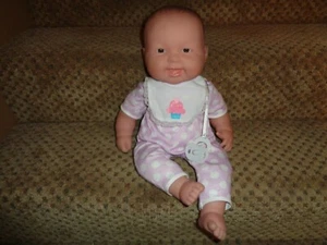 21" BERENGUER CHUBBY LIFE LIKE HEAVY 6 LB BROWN EYES SMILING 2-TEETH BABY DOLL + - Picture 1 of 5