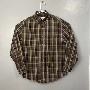 Carhartt Hemd Herren Large Kariert Flanell Leicht Langarm Freizeit Outdoor - Bild 1 von 10