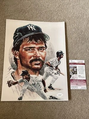 Foto/impresión firmada por Don Mattingly 11x14 certificado de autenticidad JSA New York Yankees RARA Foto 1 de 4
