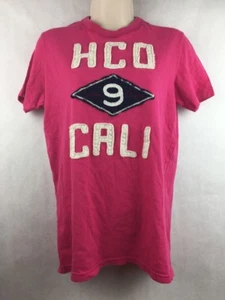 Hollister Women's Pink Short Sleeve T-Shirt Size Small - Picture 1 of 4