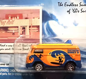 Johnny Lightning 60 1960s VW Van Surf Rods Huntington Honey's Volkswagen Srfbrds - Picture 1 of 2