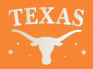 Stencil Joanie Texas Longhorn Steer Stencil Western Cowboy Sports Signs 8"x11" - Picture 1 of 8