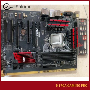PER MSI H170A GAMING PRO LGA 1151 64GB DDR4 DVI HDMI scheda madre - Foto 1 di 6