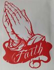 Vinyl Decal / Sticker - PRAYING HANDS - FAITH