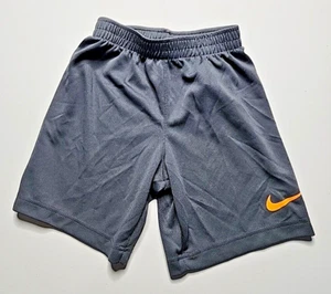 Nike Boys Athletic Shorts Size 4T Gray w/ Orange Swoosh - Picture 1 of 2