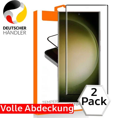 Panzerfolie 9H Glas FÜR Samsung Galaxy S24 S23 S22 Ultra A54 A34 S21 S20 FE A52S - Bild 1 von 4