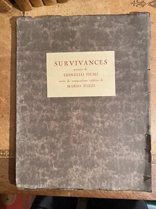Survivances. Poèmes de Lionello Fiumi, 12 compositions de Mario Tozzi. EO 1931 - Picture 1 of 14