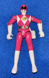 Bandai Mighty Morphin Power Rangers Modellino Ranger Rosa 1993 Kimberly 4.5 - Foto 1 di 9