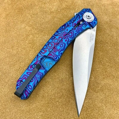  Zero Tolerance ZT 0707 Plain Edge Folder ZT0707 20cv Steel w/ Flomascus Ano - Image 1 of 4