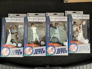 2014 Derek Jeter Commemorative World Series Mcfarlane NY Yankees 4 New Figures - Picture 1 of 7