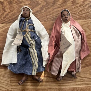 Daddys Long Legs Doll Mary & Joseph Members Edition 1997 Lot Of 2 - Picture 1 of 13