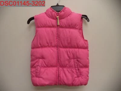 NUEVO SIN ETIQUETAS - Chaleco acolchado rosa Crazy 8 Girls, talla L (10/12) Foto 1 de 4