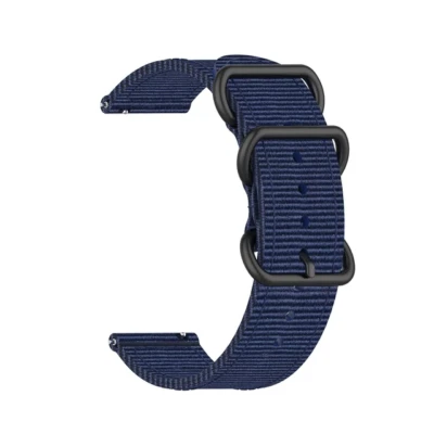 18mm 20mm 22mm Durable Military Woven Nylon Wrist Watch Band Quick Release Strap - Image 1 of 4