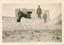 Photo WWII Armed Forces Soldiers Zerstörter Bunker Coxyde Koksijde Belgium L1.04