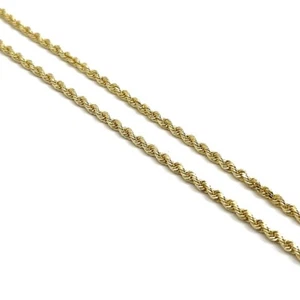 22" Gold Rope Chain 14K Yellow Gold 15.4g (EPJ025191) - Picture 1 of 6