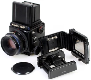 Cuerpo de cámara fotográfica SLR de formato medio Mamiya RZ67 Pro II con lente de 110 mm f/2,8 - Imagen 1 de 6