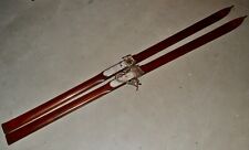 New listing
		Antique LONG All Original LUND DOWNHILL 96 in 244 cm Hickory Skis Pointed Tips
