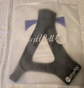 Sleepwell Pro Adjustable Stop Snoring Chin Strap Black New - Picture 1 of 5