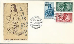 FDC Fernando Po Pro infancia child 1965 / Religion - Picture 1 of 1