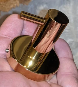 New , Sealed! California Faucets D Street Robe Hook Polished Gold - 52-RH-LPG - Picture 1 of 8