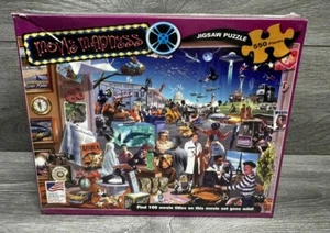 550 Piece Movie Madness Jigsaw Puzzle New 18 X 24 Great American Puzzle Factory - Picture 1 of 9