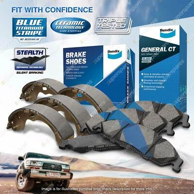 Bendix GCT Brake Pads Shoes Set for Mazda 2 DE DH3 1.5 76 kW FWD 2010 - 2014 - image 1 of 3