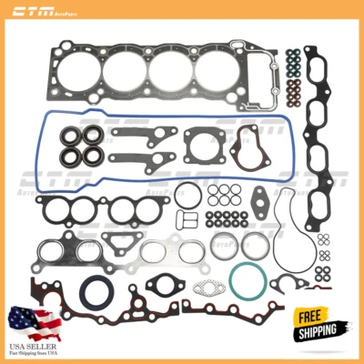 Fits 95-04 Toyota Tacoma 2.4L 2.7L T100 4Runner DOHC Head Gasket Set 2RZFE 3RZFE Foto 1 de 4