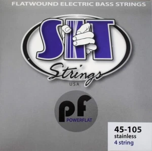 SIT Strings PowerFlat Flatwound 4 String Light Stainless Steel Bass PF45105L - Picture 1 of 2