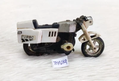 Vintage Plastique Turbo Vélo Décoratifs Ancien Boite Jouet Hong Kong Enfants - Photo 1/4