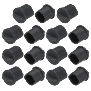 15pcs BNC-A Port Duct Covers Caps Silicone Plugs Protector, Black - Photo 1 sur 4