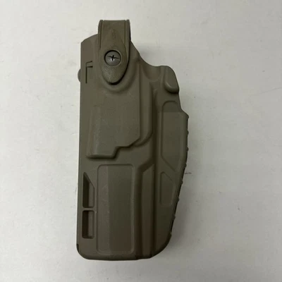 Used Safariland Holster SIG P320 M17 M18 Tan 499 Left Hand QLS Fork MHHC - Image 1 of 4