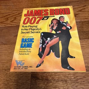 Folleto publicitario vintage 1983 James Bond 007 juego insertado - Imagen 1 de 8