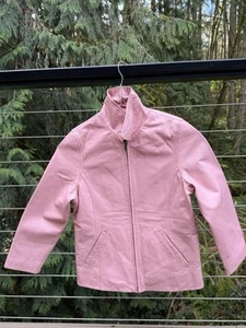 Wilsons Leather Kids Jacket Pink Size Large - Picture 1 of 16