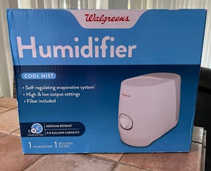 Walgreens Unique Design Humidifier Cool Mist, up to 18 Hours Run Time 2 pieces - Picture 1 of 7