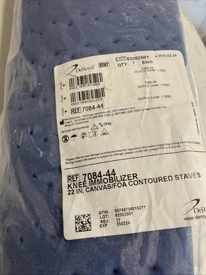 Deroyal Knee Immobilizer With Elastic Straps 7084-44. 22 Inch. - Image 1 of 3