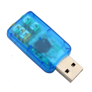 USB 2.0 Virtual External Mic Speaker 3D 5.1 Channel PC Sound Card Adap BEA - Picture 1 of 8