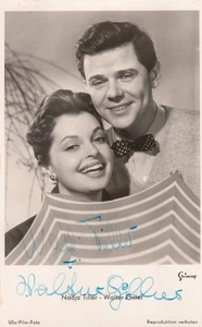 Nadja Tiller+ & Walter Giller+ - original signierte UFA Karte FK 3306 - Bild 1 von 1